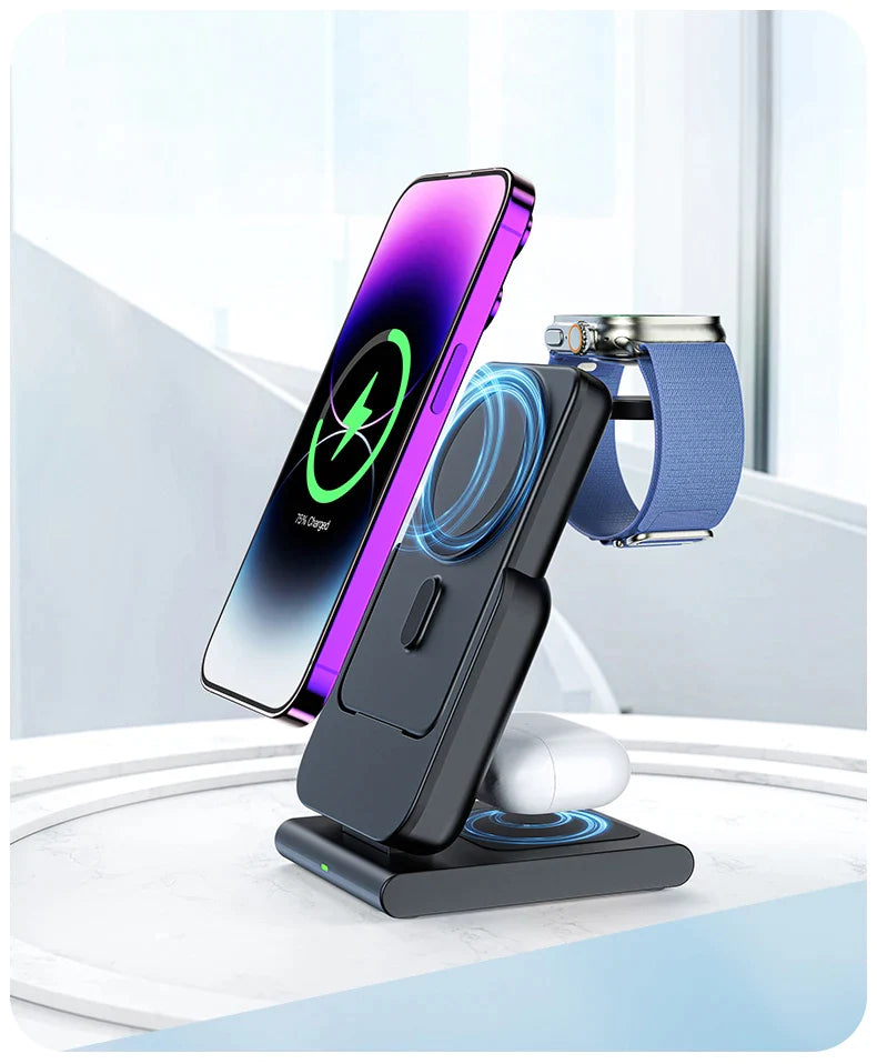 MacSafe 3in1 5000mAh  Magnetic Wireless Power Bank & Charger Station - Premium Chargers & Powerbanks from Dressmycell.com - Just $60! Shop now at Dressmycell.com MacSafe 3in1 5000mAh  Magnetic Wireless Power Bank & Charger Station - Premium Chargers & Powerbanks from Dressmycell.com - Just $60! Shop now at Dressmycell.com